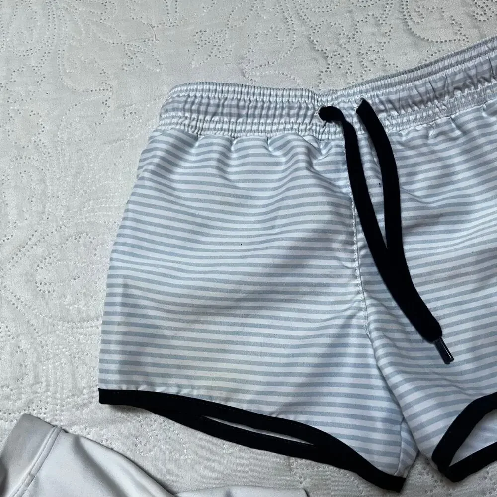 Minnow Boardies Swim Shorts and Rash Guard Set Size 5/6
